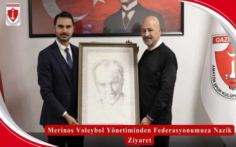 Merinos Voleybol Yönetiminden Federasyonumuza Nazik Ziyaret